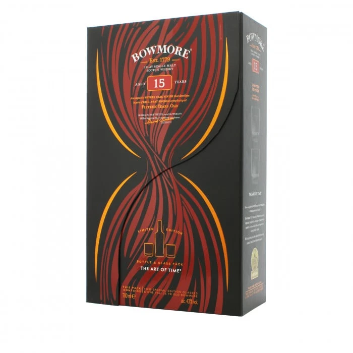 Bowmore 15 Year Old Glass Gift Set - Image 2
