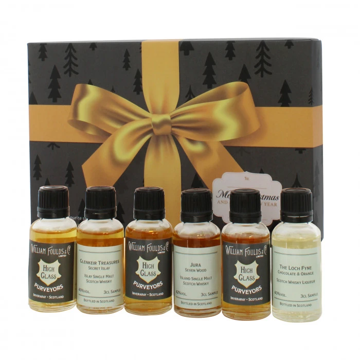Christmas Bow Whisky Gift Set