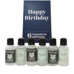 Happy Birthday (Dark Blue) 6 Reasons Gin Gift Pack