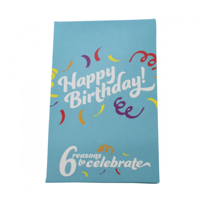 Happy Birthday (Light Blue) 6 Reasons Whisky Gift Pack - Image 3