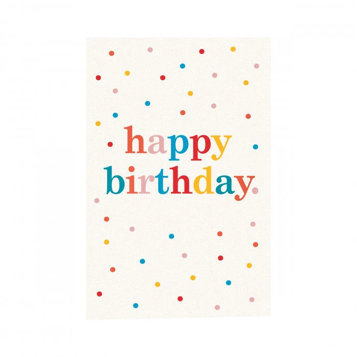 Happy Birthday Multi Coloured Spots 6x3cl Whisky Gift Pack - Image 3