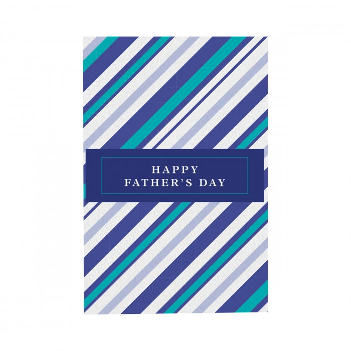 Happy Father's Day Blue Diagonals 6x3cl Whisky Gift Pack - Image 3