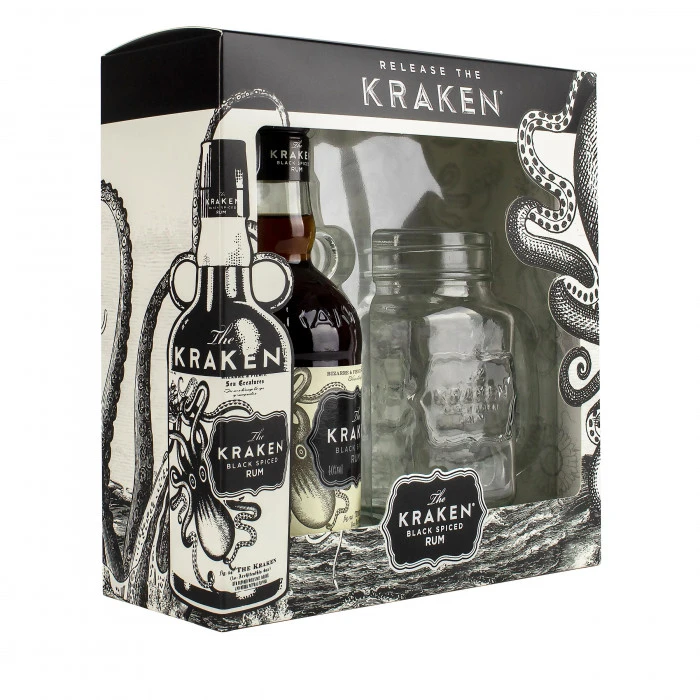 Kraken Mason Jar Gift Set