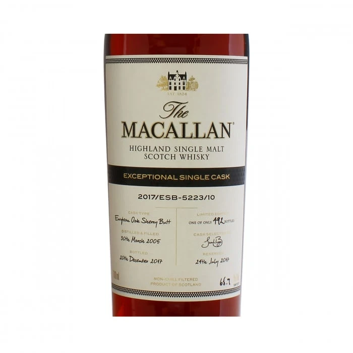 Macallan 2005 Exceptional Cask #5223-10 2017 Release - Image 4