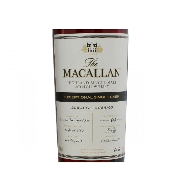 Macallan 2003 Exceptional Cask #9064-03 2018 Release - Image 4
