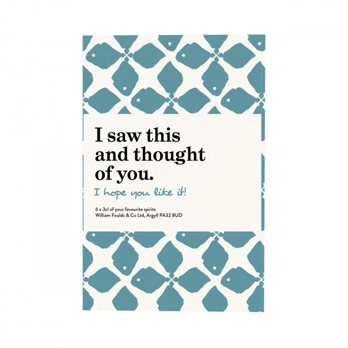 Saw This & Hope You Like It 6x3cl Whisky Gift Pack - Image 3