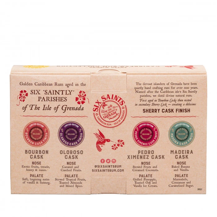 Six Saints Special Cask Finishes Set 4x5cl - Image 6