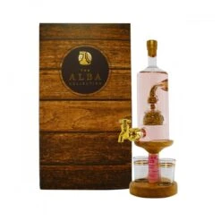 Stylish Barley Gin Decanter With 2 Glasses