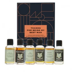 Thanks For Being My Best Man Copper & Black 6x3cl Whisky Gift Pack